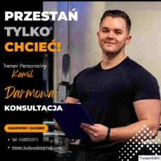 polecany trener personalny kamil Bukowski. Wiedza i doświadczenie w Treningu